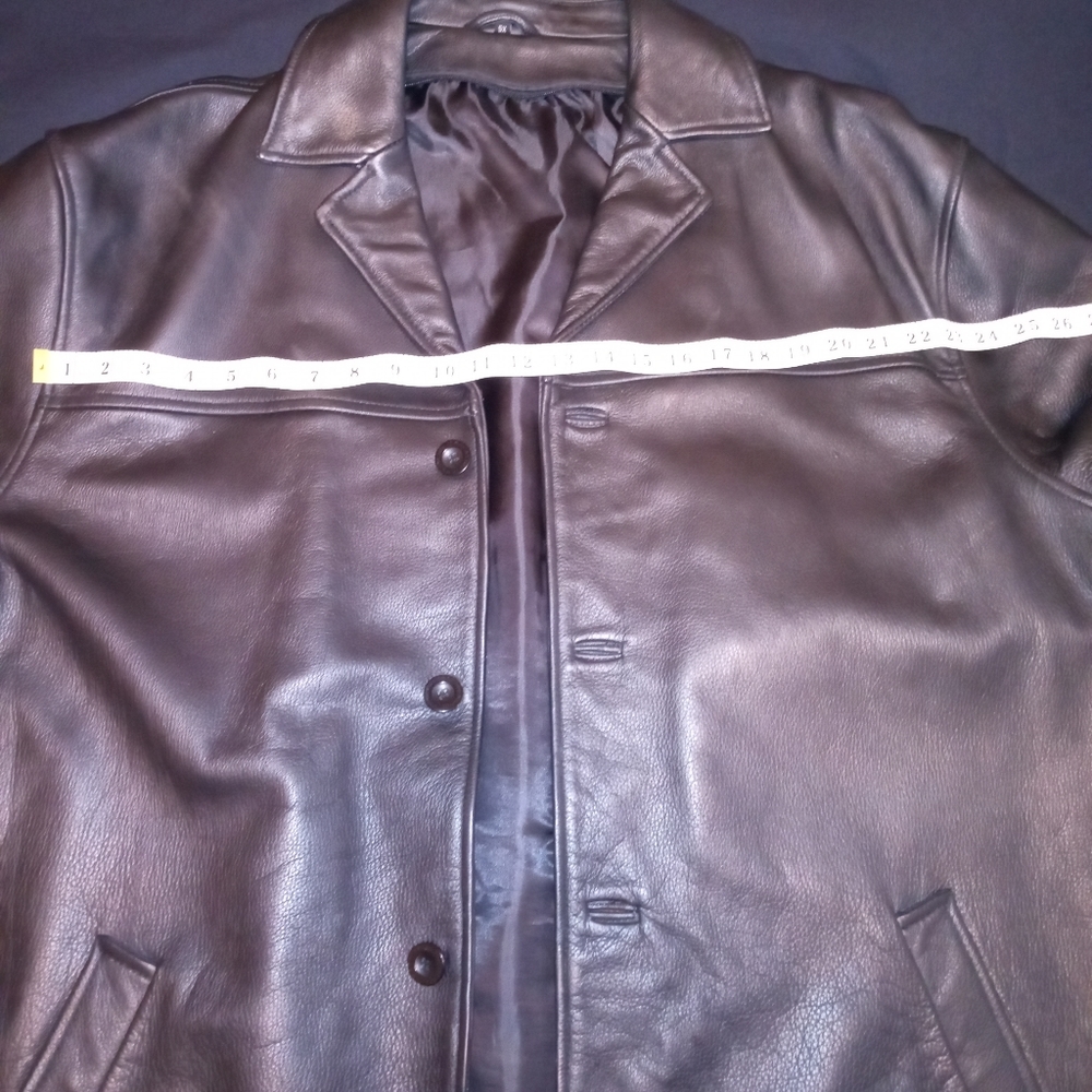 Genuine leather coat